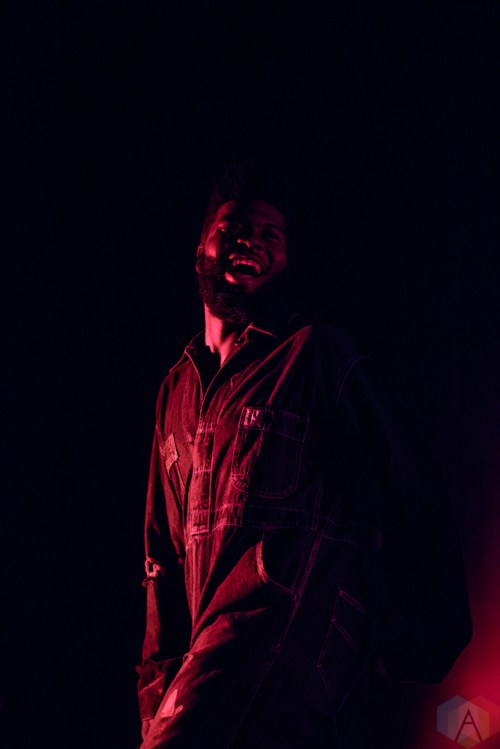 Khalid performs at PNE Forum in Vancouver on July 13, 2017. (Photo: Quinn Middleton/Aesthetic Magazine)