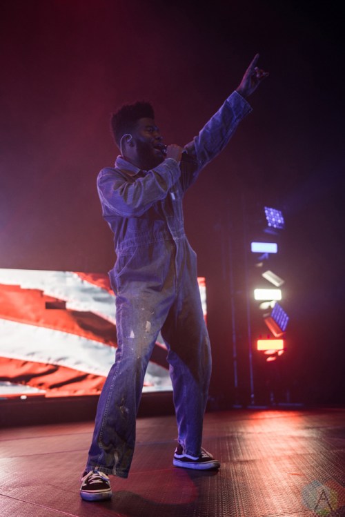 Khalid performs at PNE Forum in Vancouver on July 13, 2017. (Photo: Quinn Middleton/Aesthetic Magazine)
