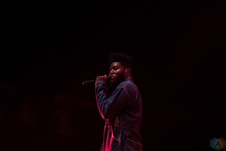 Khalid performs at PNE Forum in Vancouver on July 13, 2017. (Photo: Quinn Middleton/Aesthetic Magazine)
