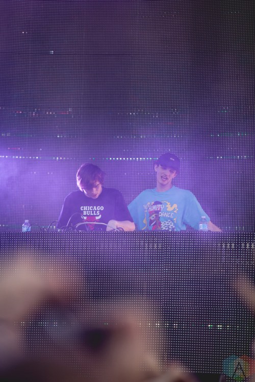 Louis The Child performs at FVDED in the Park in Surrey, BC on July 7, 2017. (Photo: Isaac Wray/Aesthetic Magazine)