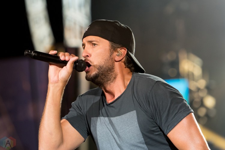 Luke Bryan performs at the Faster Horses Music Festival in Michigan on July 23, 2017. (Photo: Jennifer Boris/Aesthetic Magazine)