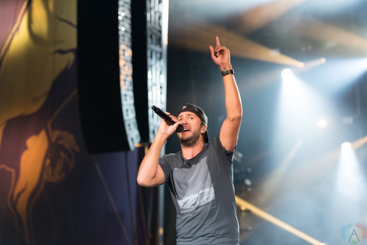 Luke Bryan performs at the Faster Horses Music Festival in Michigan on July 23, 2017. (Photo: Jennifer Boris/Aesthetic Magazine)