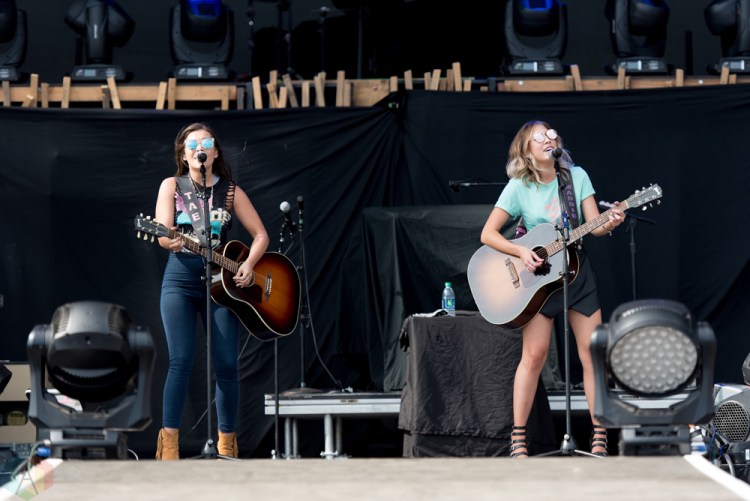 Maddie And Tae performs at Faster Horses Music Festival in Michigan on July 21, 2017. (Photo: Jennifer Boris/Aesthetic Magazine)
