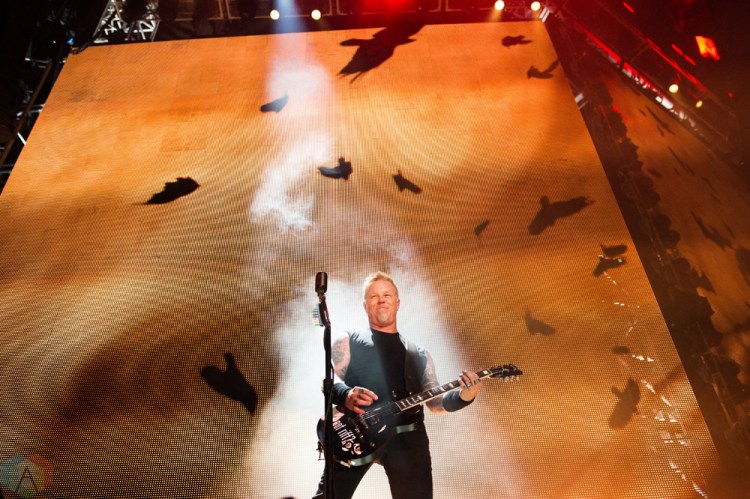 Metallica performs at Rogers Centre in Toronto on July 16, 2017. (Photo: Lisa Mark/Aesthetic Magazine)