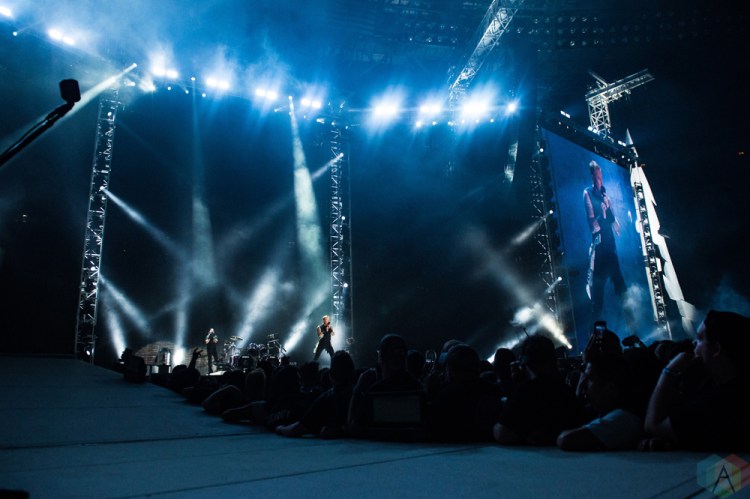Metallica performs at Rogers Centre in Toronto on July 16, 2017. (Photo: Lisa Mark/Aesthetic Magazine)
