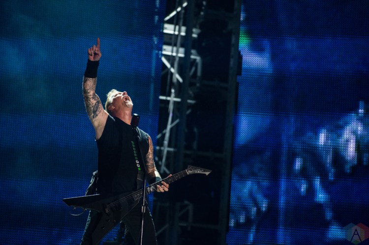 Metallica performs at Rogers Centre in Toronto on July 16, 2017. (Photo: Lisa Mark/Aesthetic Magazine)