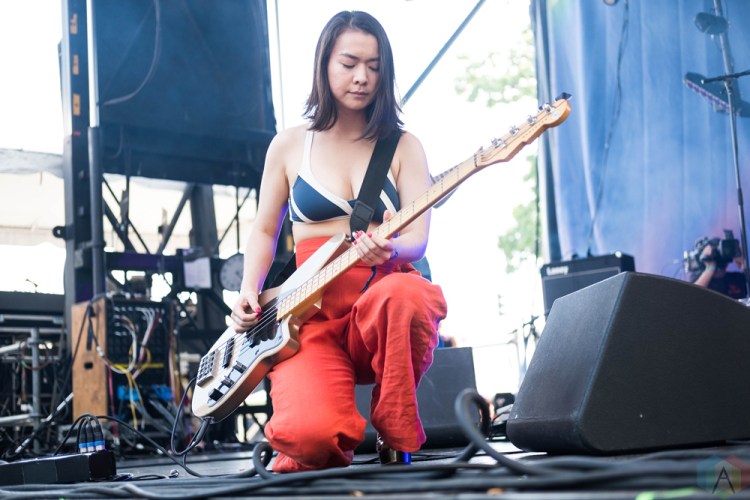 Mitski performs at Pitchfork Festival in Chicago on July 15, 2017. (Photo: Katie Kuropas/Aesthetic Magazine)