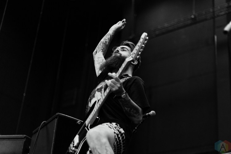 Neck Deep performs at the 2017 Warped Tour at the Lakewood Amphitheatre in Atlanta on June 29, 2017. (Photo: Irma Ali/Aesthetic Magazine)