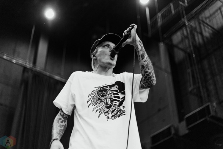 Neck Deep performs at the 2017 Warped Tour at the Lakewood Amphitheatre in Atlanta on June 29, 2017. (Photo: Irma Ali/Aesthetic Magazine)