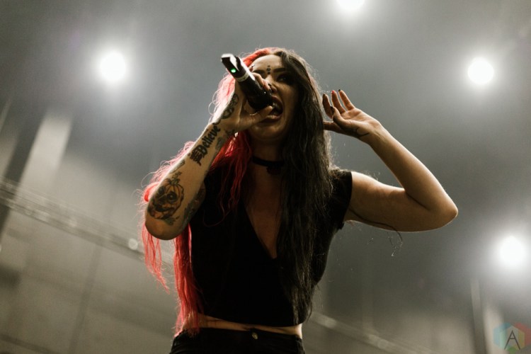 New Years Day performs at the 2017 Warped Tour at the Lakewood Amphitheatre in Atlanta on June 29, 2017. (Photo: Irma Ali/Aesthetic Magazine)