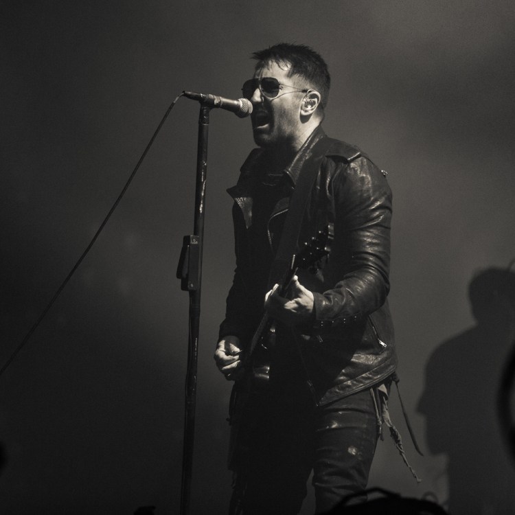 Nine Inch Nails performs at the Panorama Music Festival in New York City on July 30, 2017. (Photo: Nikki Jahanforouz)