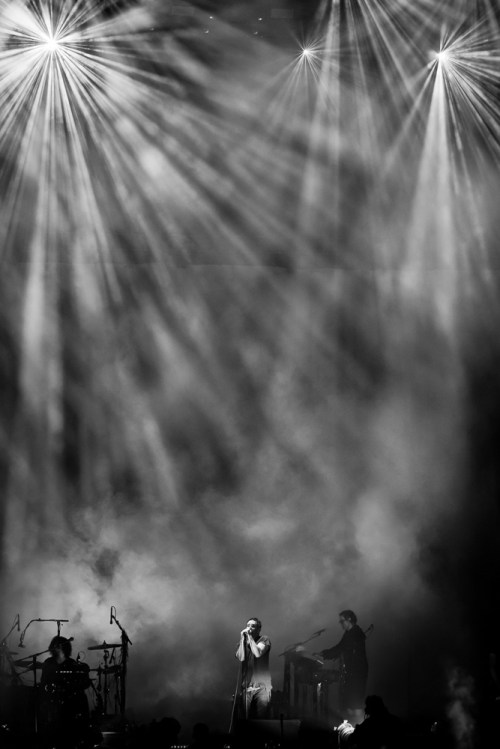 Nine Inch Nails performs at the Panorama Music Festival in New York City on July 30, 2017. (Photo: Nikki Jahanforouz)