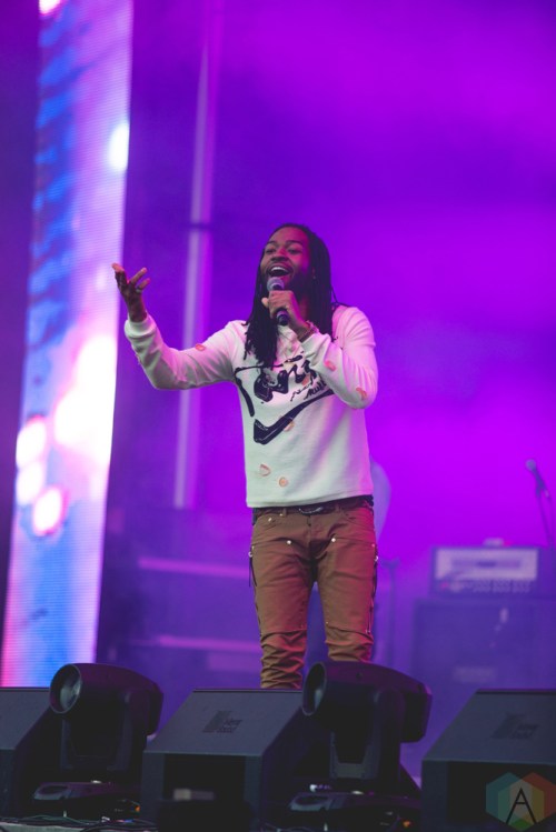 PartyNextDoor performs at FVDED in the Park in Surrey, BC on July 8, 2017. (Photo: Isaac Wray/Aesthetic Magazine)