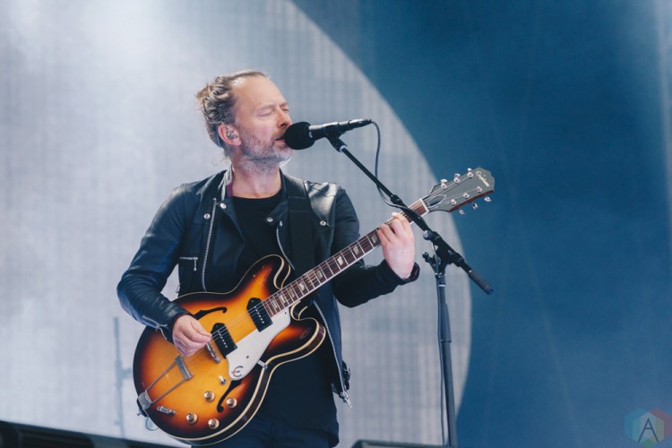 Radiohead performs at Emirates Old Trafford in Manchester, UK on July 4, 2017. (Photo: Priti Shikotra/Aesthetic Magazine)