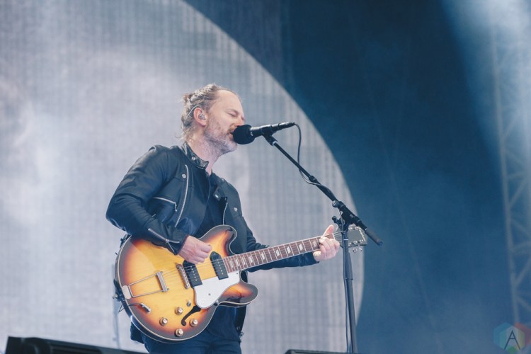 Radiohead performs at Emirates Old Trafford in Manchester, UK on July 4, 2017. (Photo: Priti Shikotra/Aesthetic Magazine)