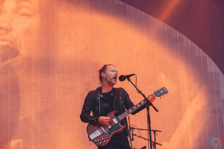 Radiohead performs at Emirates Old Trafford in Manchester, UK on July 4, 2017. (Photo: Priti Shikotra/Aesthetic Magazine)