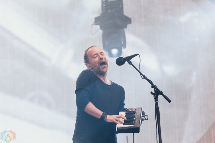 Radiohead performs at Emirates Old Trafford in Manchester, UK on July 4, 2017. (Photo: Priti Shikotra/Aesthetic Magazine)
