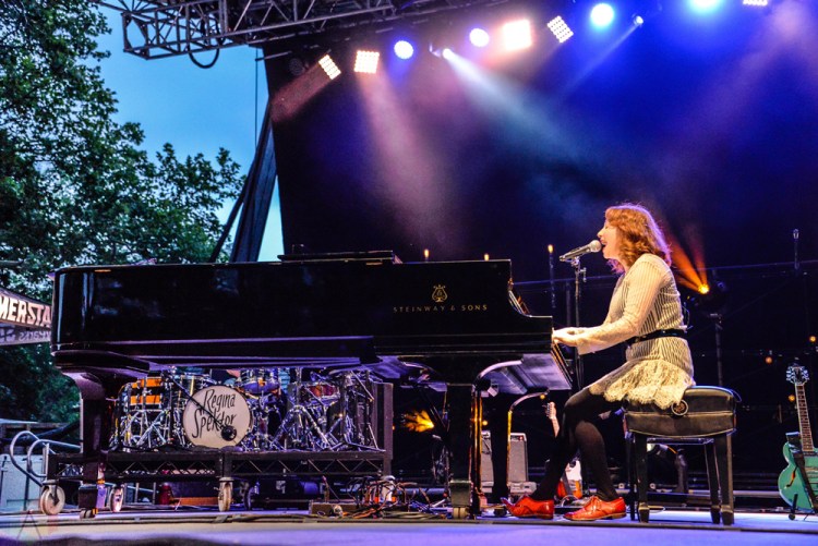 Regina Spektor performs at Central Park Summerstage in New York City on July 27, 2017. (Photo: Alx Bear/Aesthetic Magazine)