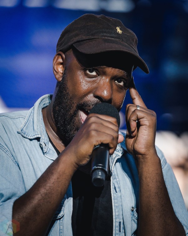 Shad performs at Nathan Phillips Square in Toronto on July 2, 2017. (Photo: Anton Mak/Aesthetic Magazine)