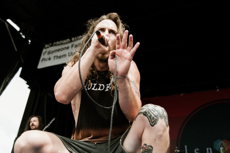 Silent Planet performs at the 2017 Warped Tour at the Lakewood Amphitheatre in Atlanta on June 29, 2017. (Photo: Irma Ali/Aesthetic Magazine)