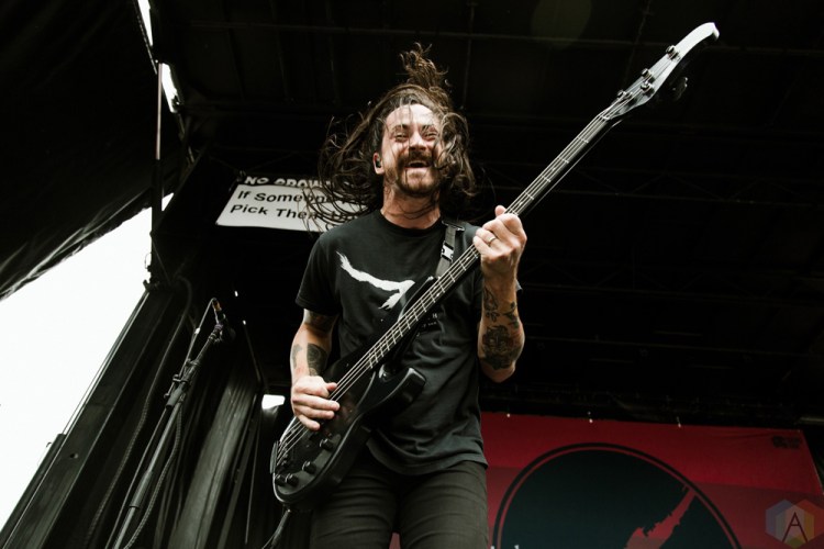 Silent Planet performs at the 2017 Warped Tour at the Lakewood Amphitheatre in Atlanta on June 29, 2017. (Photo: Irma Ali/Aesthetic Magazine)