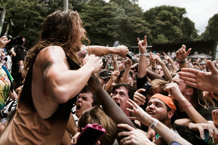 Silent Planet performs at the 2017 Warped Tour at the Lakewood Amphitheatre in Atlanta on June 29, 2017. (Photo: Irma Ali/Aesthetic Magazine)