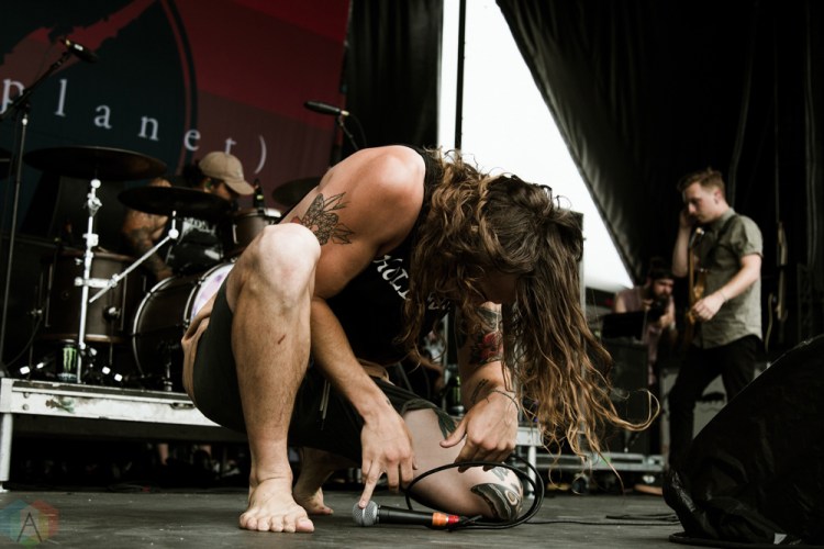 Silent Planet performs at the 2017 Warped Tour at the Lakewood Amphitheatre in Atlanta on June 29, 2017. (Photo: Irma Ali/Aesthetic Magazine)