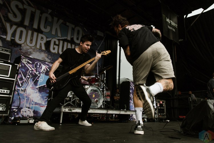 Stick To Your Guns performs at the 2017 Warped Tour at the Lakewood Amphitheatre in Atlanta on June 29, 2017. (Photo: Irma Ali/Aesthetic Magazine)