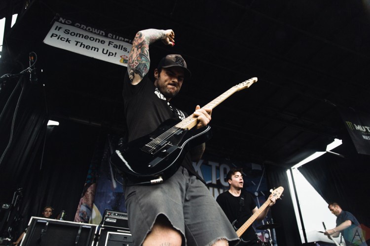 Stick To Your Guns performs at the 2017 Warped Tour at the Lakewood Amphitheatre in Atlanta on June 29, 2017. (Photo: Irma Ali/Aesthetic Magazine)