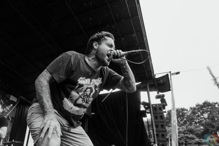 Stick To Your Guns performs at the 2017 Warped Tour at the Lakewood Amphitheatre in Atlanta on June 29, 2017. (Photo: Irma Ali/Aesthetic Magazine)