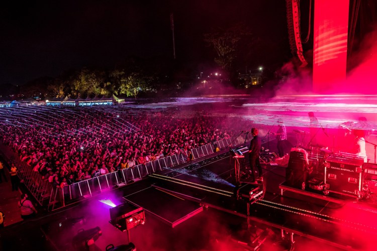 Tame Impala performs at the Panorama Music Festival in New York City on July 29, 2017. (Photo: Nikki Jahanforouz)