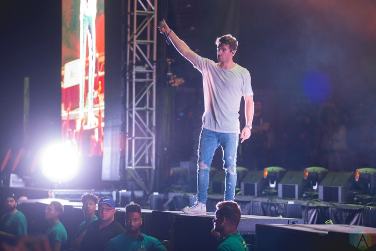 The Chainsmokers perform at FVDED in the Park in Surrey, BC on July 8, 2017. (Photo: Isaac Wray/Aesthetic Magazine)