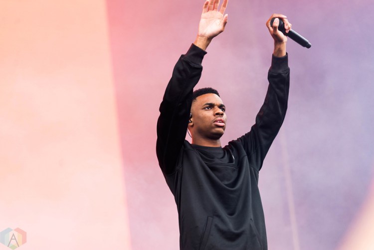 Vince Staples performs at Pitchfork Festival in Chicago on July 14, 2017. (Photo: Katie Kuropas/Aesthetic Magazine)