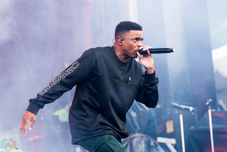 Vince Staples performs at Pitchfork Festival in Chicago on July 14, 2017. (Photo: Katie Kuropas/Aesthetic Magazine)