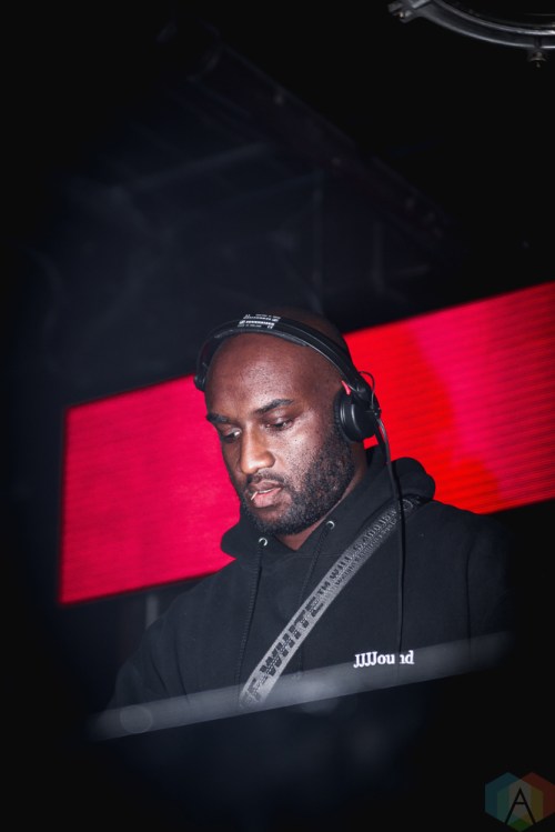 Virgil Abloh performs at Uniun Nightclub in Toronto on July 23, 2017. (Photo: Anton Mak/Aesthetic Magazine)