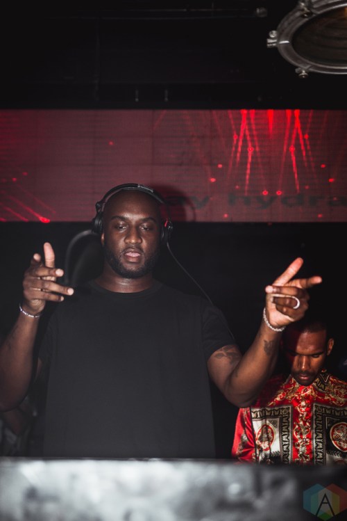Virgil Abloh performs at Uniun Nightclub in Toronto on July 23, 2017. (Photo: Anton Mak/Aesthetic Magazine)