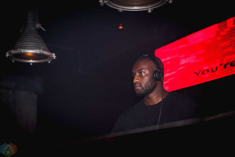 Virgil Abloh performs at Uniun Nightclub in Toronto on July 23, 2017. (Photo: Anton Mak/Aesthetic Magazine)