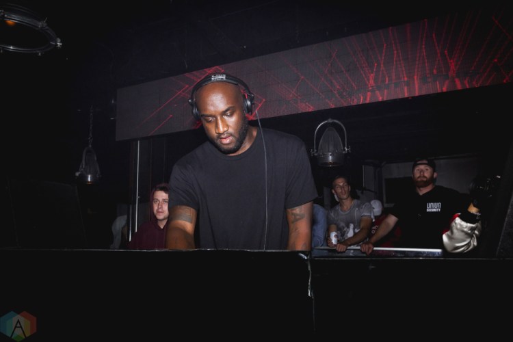 Virgil Abloh performs at Uniun Nightclub in Toronto on July 23, 2017. (Photo: Anton Mak/Aesthetic Magazine)