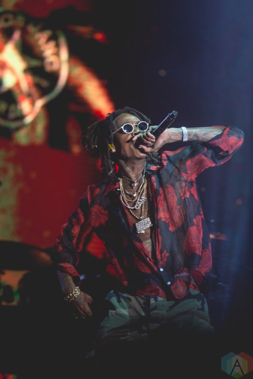 Wiz Khalifa performs at FVDED in the Park in Surrey, BC on July 7, 2017. (Photo: Isaac Wray/Aesthetic Magazine)