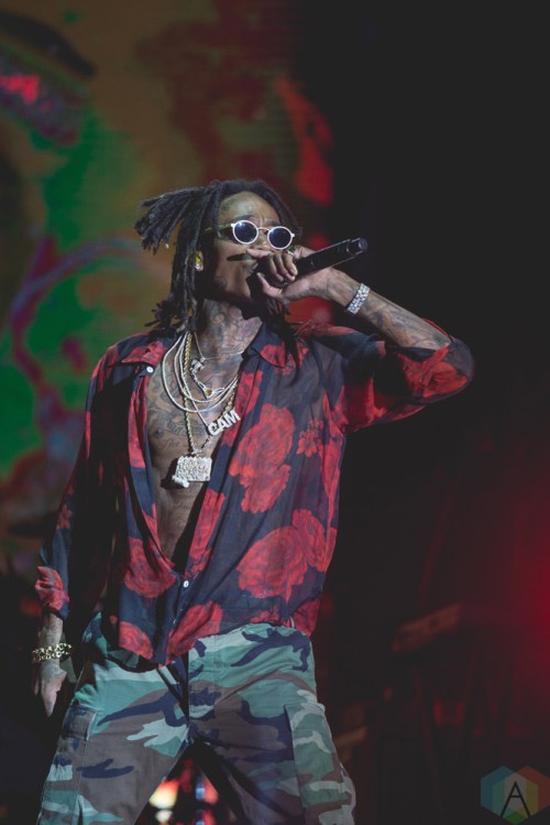 Wiz Khalifa performs at FVDED in the Park in Surrey, BC on July 7, 2017. (Photo: Isaac Wray/Aesthetic Magazine)