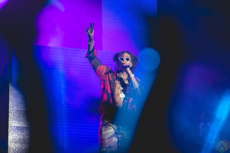 Wiz Khalifa performs at FVDED in the Park in Surrey, BC on July 7, 2017. (Photo: Isaac Wray/Aesthetic Magazine)