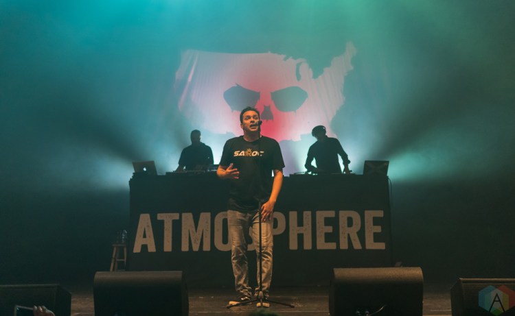 Atmosphere performs at the Wiltern in Los Angeles on August 18, 2017. (Photo: Michael Cooper/Aesthetic Magazine)