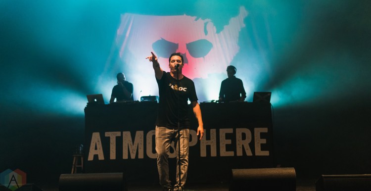 Atmosphere performs at the Wiltern in Los Angeles on August 18, 2017. (Photo: Michael Cooper/Aesthetic Magazine)