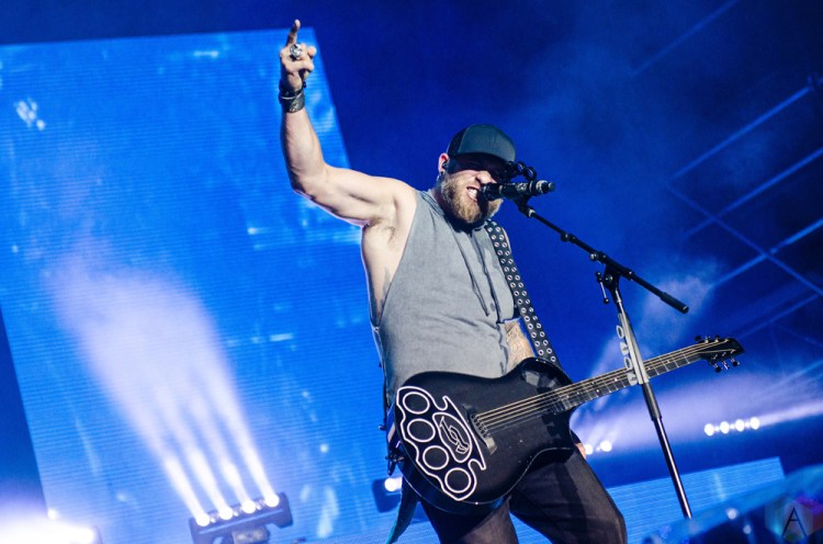 Brantley Gilbert performs at Boots And Hearts on August 12, 2017. (Photo: Morgan Harris/Aesthetic Magazine)