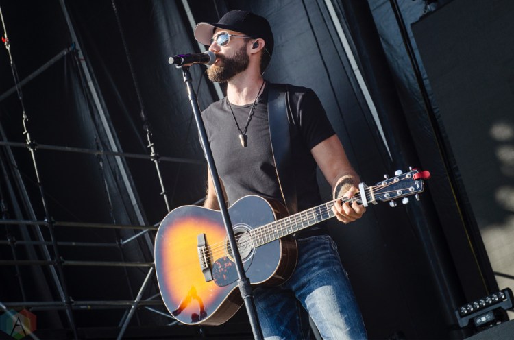 Chad Brownlee performs at Boots And Hearts on August 12, 2017. (Photo: Morgan Harris/Aesthetic Magazine)