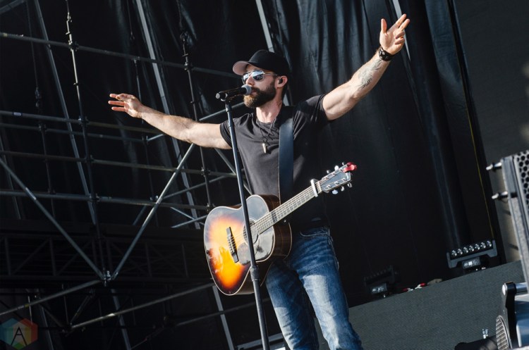 Chad Brownlee performs at Boots And Hearts on August 12, 2017. (Photo: Morgan Harris/Aesthetic Magazine)