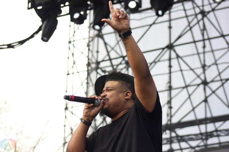 De La Soul performs at Big Feastival at Burl's Creek in Oro-Medonte, Ontario on August 20, 2017. (Photo: Curtis Sindrey/Aesthetic Magazine)