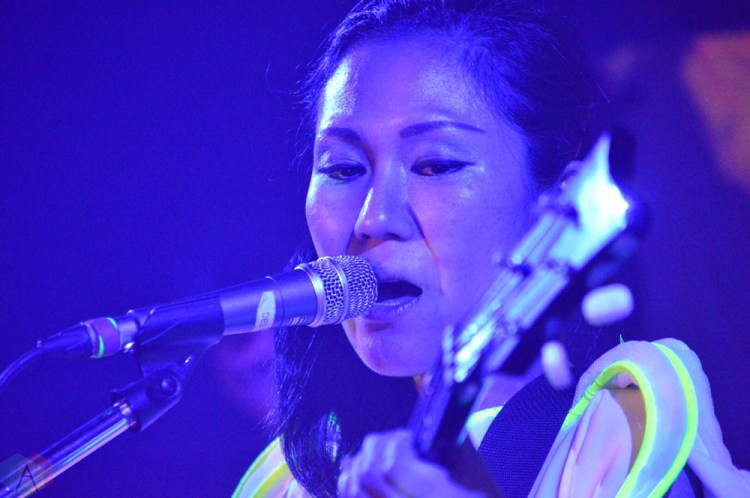 Deerhoof performs at Camp Wavelength in Toronto on August 18-20, 2017. (Photo: Justin Roth/Aesthetic Magazine)