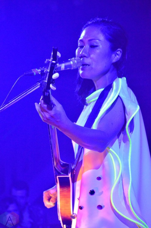 Deerhoof performs at Camp Wavelength in Toronto on August 18-20, 2017. (Photo: Justin Roth/Aesthetic Magazine)