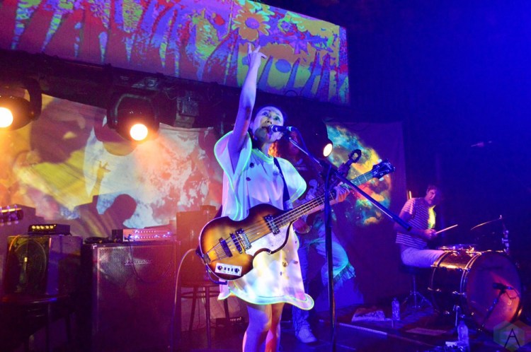 Deerhoof performs at Camp Wavelength in Toronto on August 18-20, 2017. (Photo: Justin Roth/Aesthetic Magazine)